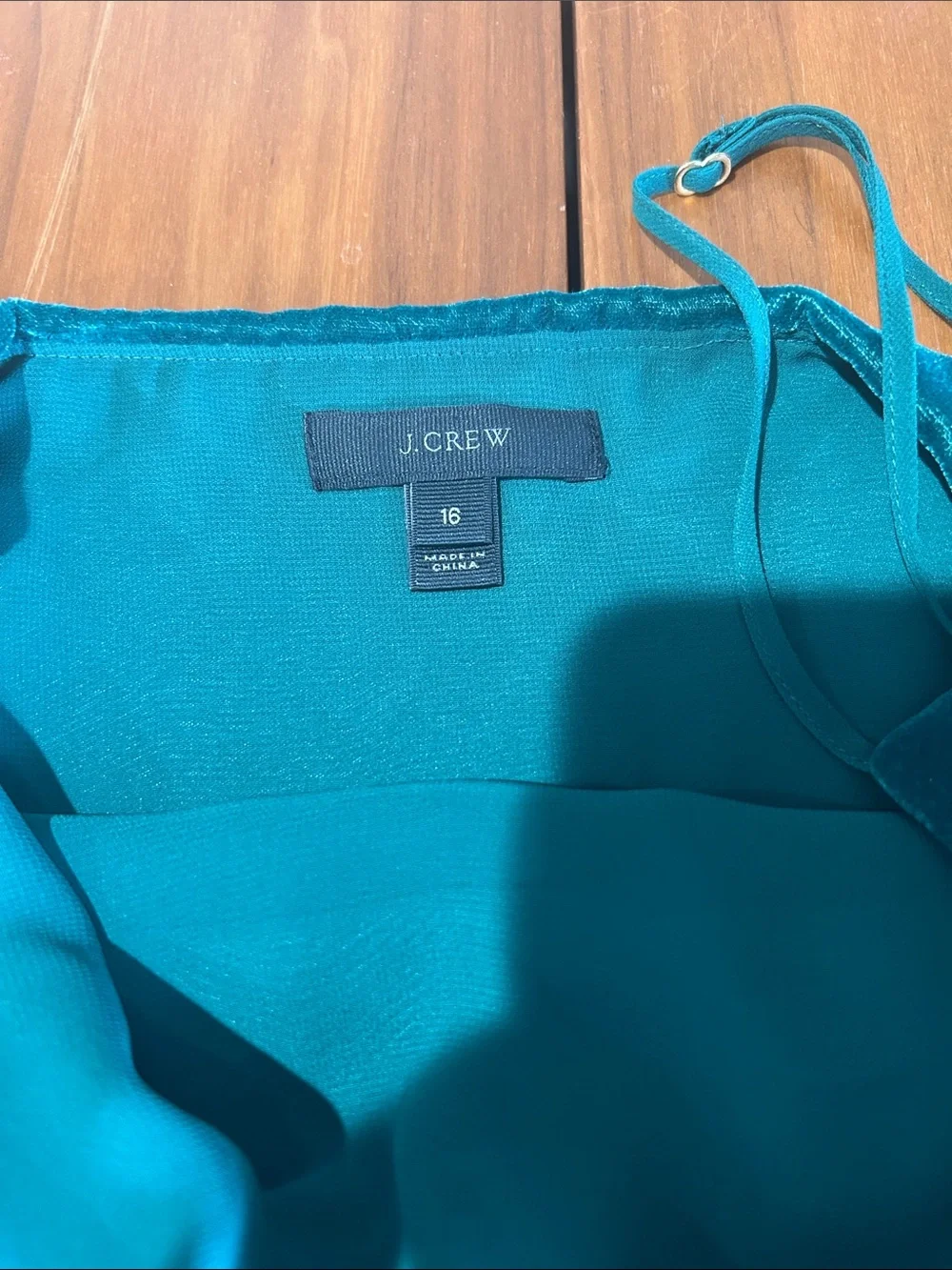 Emerald Green Velvet Cami